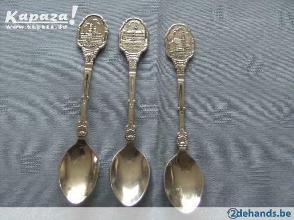 3 koffielepeltjes, Ophalen of Verzenden, Gebruikt