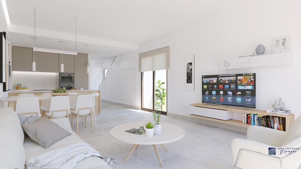 villa bord de mer a vendre en espagne, Immo, Village, Maison d'habitation, 131 m², ORIHUELA COSTA