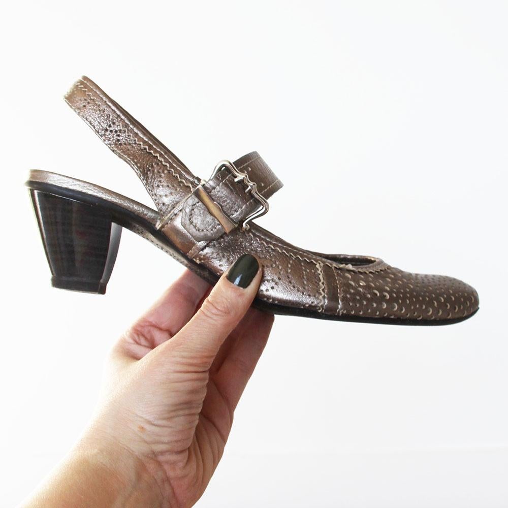 Zilveren Leren Hispanitas Schoenen s12 (Maat 40) € 45,-, Pumps, Overige kleuren, Verzenden, Hispanitas