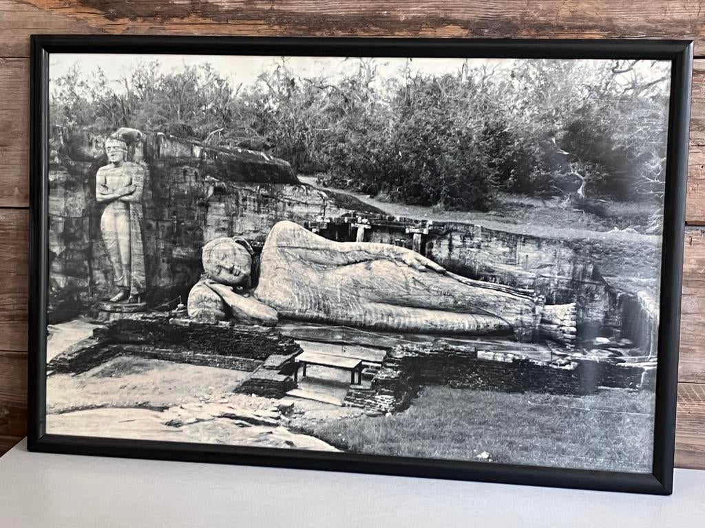 Poster of foto Boeddha, Polonnaruwa, Sri Lanka, Antiek en Kunst, Ophalen of Verzenden