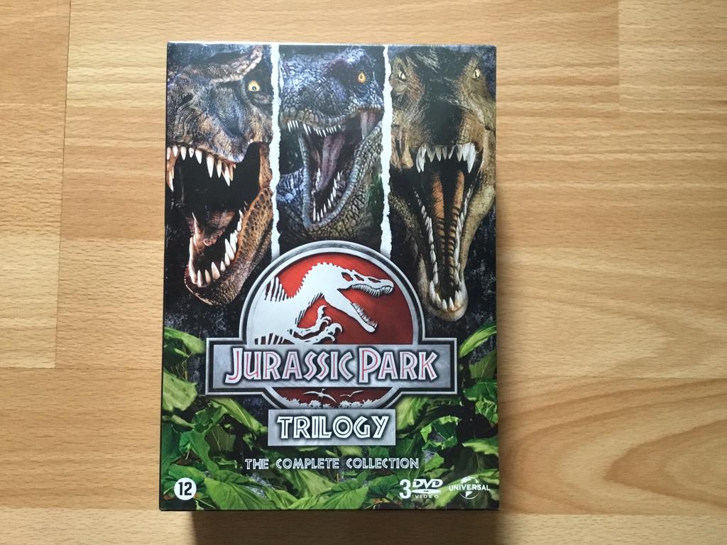 3x DVD Jurassic Park Trilogy - nieuw, Ophalen of Verzenden, Nieuw in verpakking