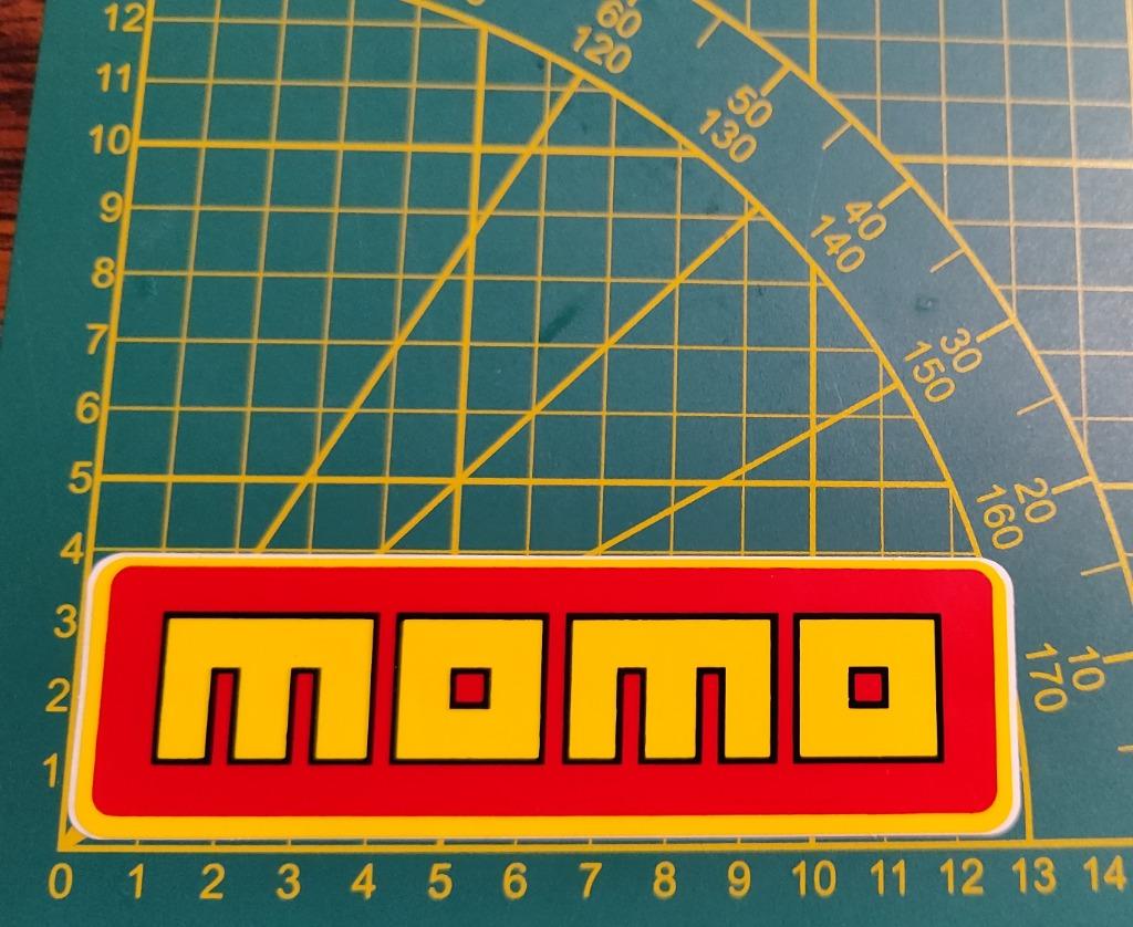 Sticker Momo racing logo, Verzamelen, Ophalen of Verzenden
