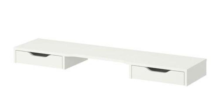 Tiroirs bureau ikea Alex 120x10cm, Maison & Meubles, Enlèvement, Utilisé
