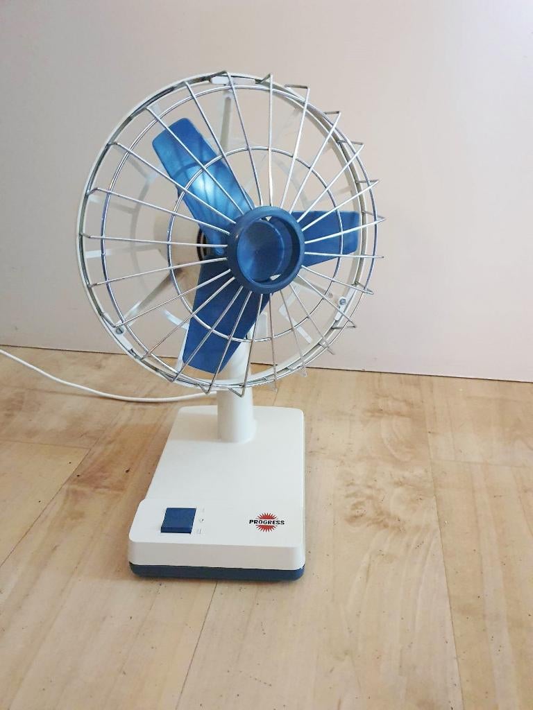 Vintage Progres ventilator,2 standen,werkt,jr'70,retro,izgst, Ophalen of Verzenden, Huis en Inrichting