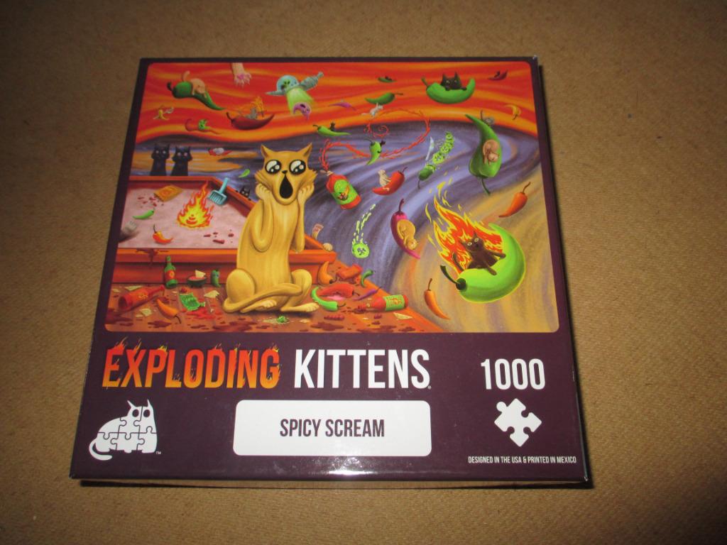 puzzel exploding kittens nieuw, Hobby en Vrije tijd, Ophalen of Verzenden, 500 t/m 1500 stukjes, Nieuw, Legpuzzel