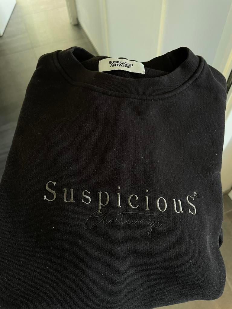 SUPREME SWEATER, Kleding | Heren, Suspicious Antwerp, Maat 48/50 (M), Zwart, Ophalen of Verzenden