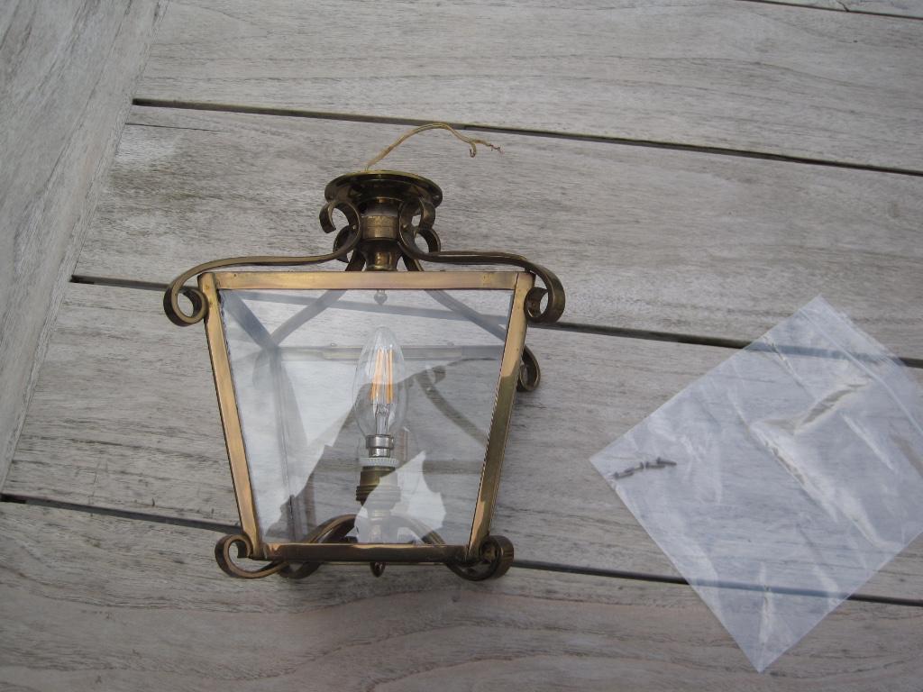 art deco verlichting, Ophalen