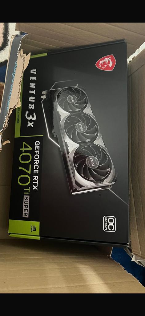 4070 TI SUPER, Informatique & Logiciels, Cartes vidéo, Enlèvement ou Envoi, Comme neuf