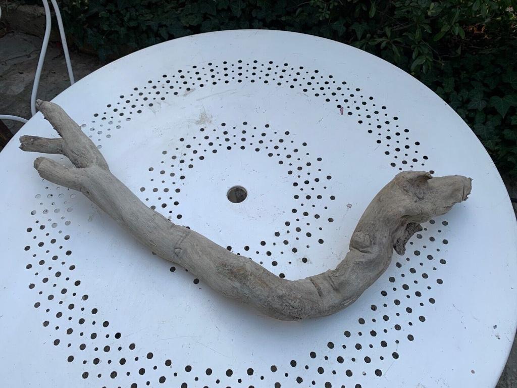 Bois flotté de rivière Longueur L 80cm amplitude 30cm diamèt, Antiquités & Art, Art | Sculptures & Bois, Envoi