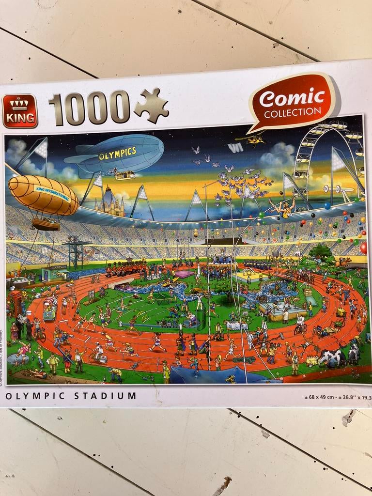 Puzzel olympisch stadion, Ophalen, Zo goed als nieuw
