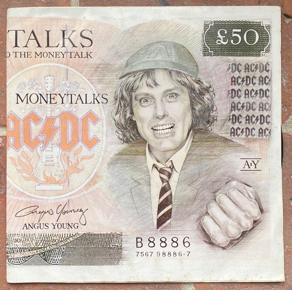 VINYL, SINGLE,AC/DC,  MONEYTALK, Gebruikt, 7 inch, Single, Ophalen of Verzenden