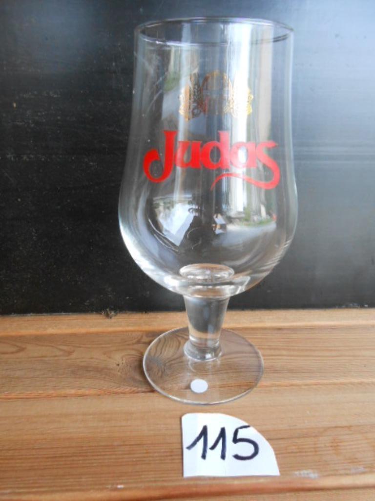 Judas glas, Ophalen of Verzenden, Zo goed als nieuw, Bierglas