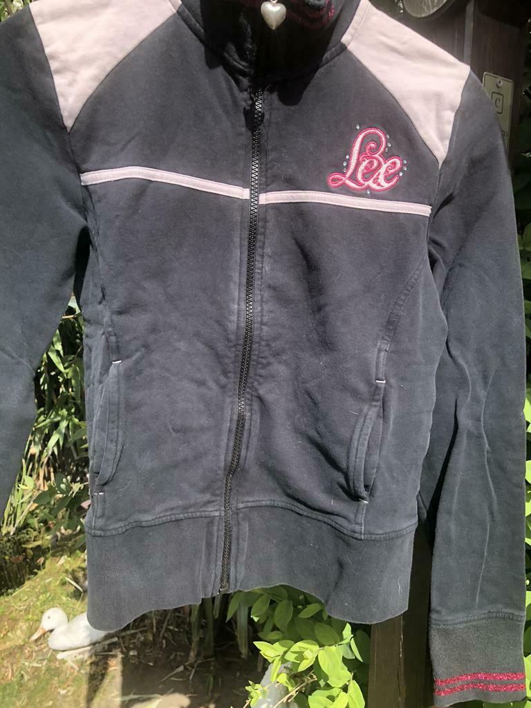 Meisjes vest Lee jeans, Ophalen of Verzenden, Zo goed als nieuw, Zwart