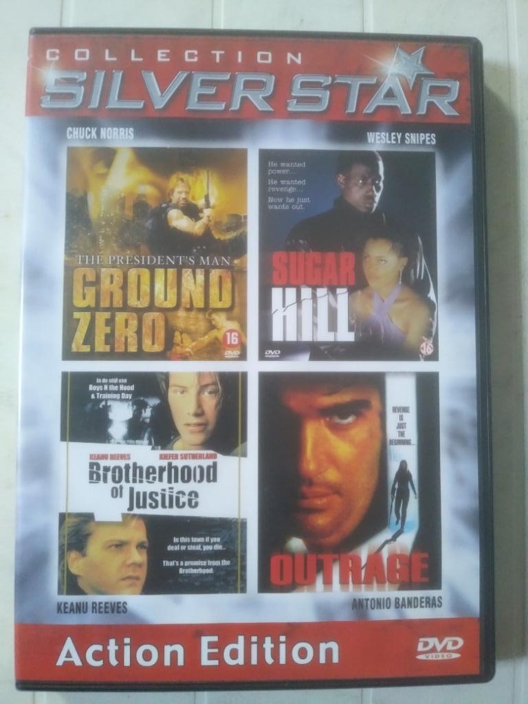 Ground zero, Sugar Hill, Brotherhood of Justice, Outrage, CD & DVD, DVD | Thrillers & Policiers, Comme neuf, Thriller d'action