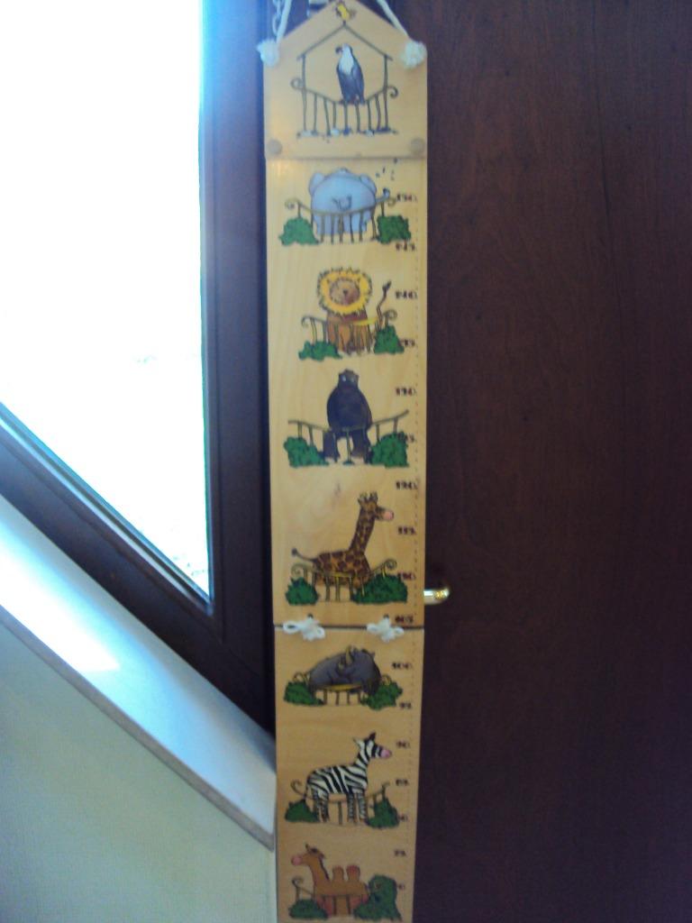 Leuke houten groeimeter met dieren, Ophalen of Verzenden