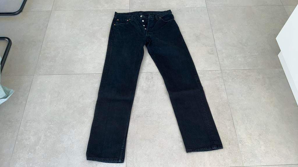 Zwarte Levi’s 501 maat 34 34 (2 beschikbaar), Levi's, Zwart, Ophalen of Verzenden, Zo goed als nieuw
