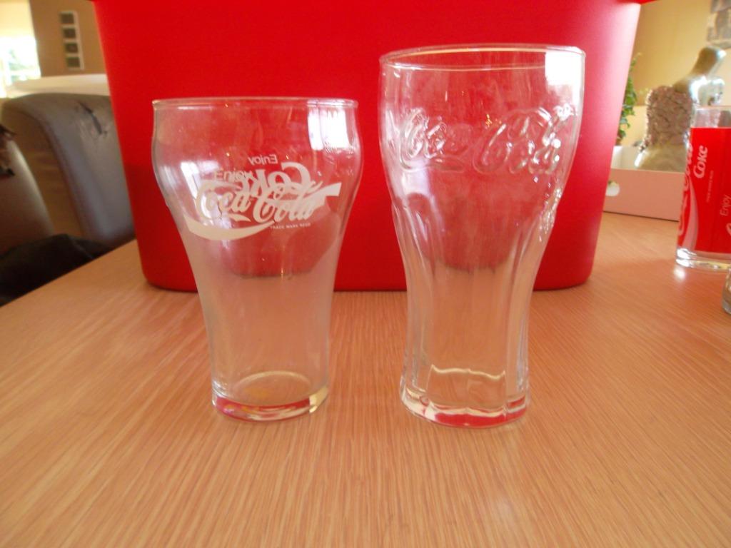 Coca Cola glazen D, Ophalen of Verzenden