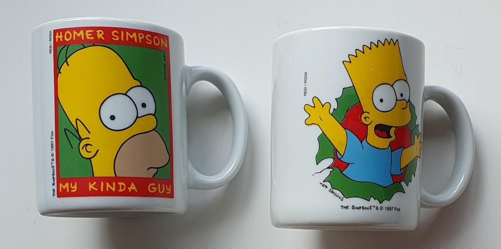 Simpsons tassen, Huis en Inrichting, Keuken | Servies, Ophalen of Verzenden, Zo goed als nieuw, Kop(pen) en/of Schotel(s)