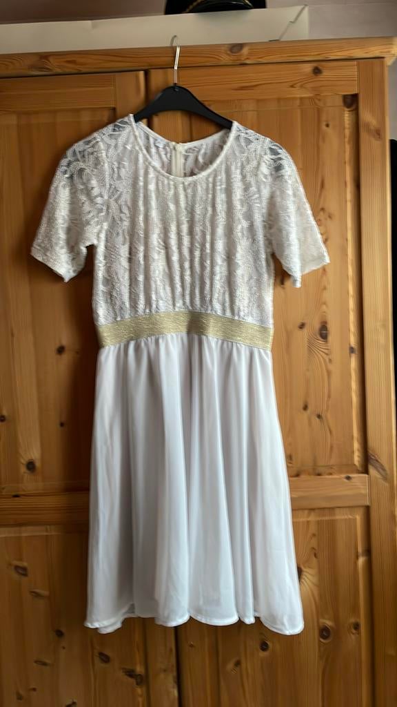 Rinascimento wit kleed maat Xl, Kleding | Dames, Ophalen of Verzenden, Nieuw