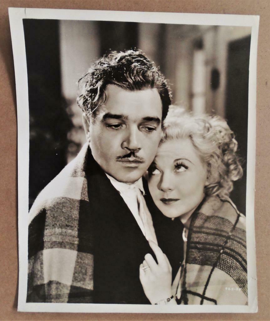 Film "Downstairs" - 1932 - 2x Virginia Bruce & John Gilbert, Ophalen of Verzenden, Gebruikt, Film, Foto of Kaart