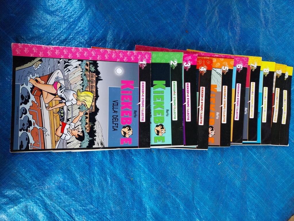 Kiekeboe reeks, verzameling van nr 1 tot 10., Boeken, Ophalen, Zo goed als nieuw
