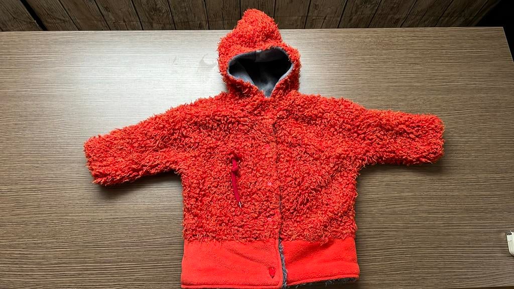 Unieke omkeerbare jas 2 jaar oud, handgemaakt met de hand, Kinderen en Baby's, Babykleding | Maat 56, Ophalen of Verzenden, Nieuw