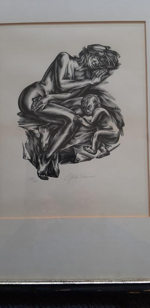 Ets van Guido Mariman, Antiek en Kunst, Ophalen
