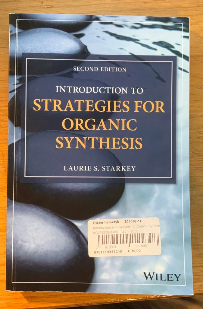 Introduction to strategies for organic synthesis, Ophalen of Verzenden, Gelezen, Natuurkunde