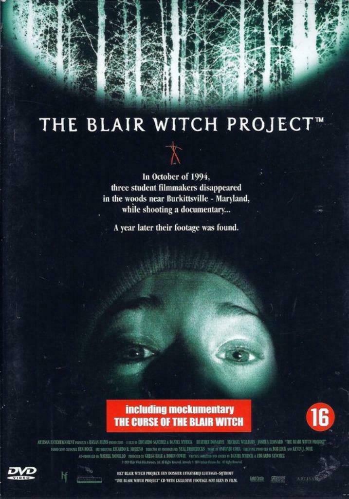 Dvd The Blair Witch Project (Horrorklassieker), Ophalen of Verzenden, Zo goed als nieuw