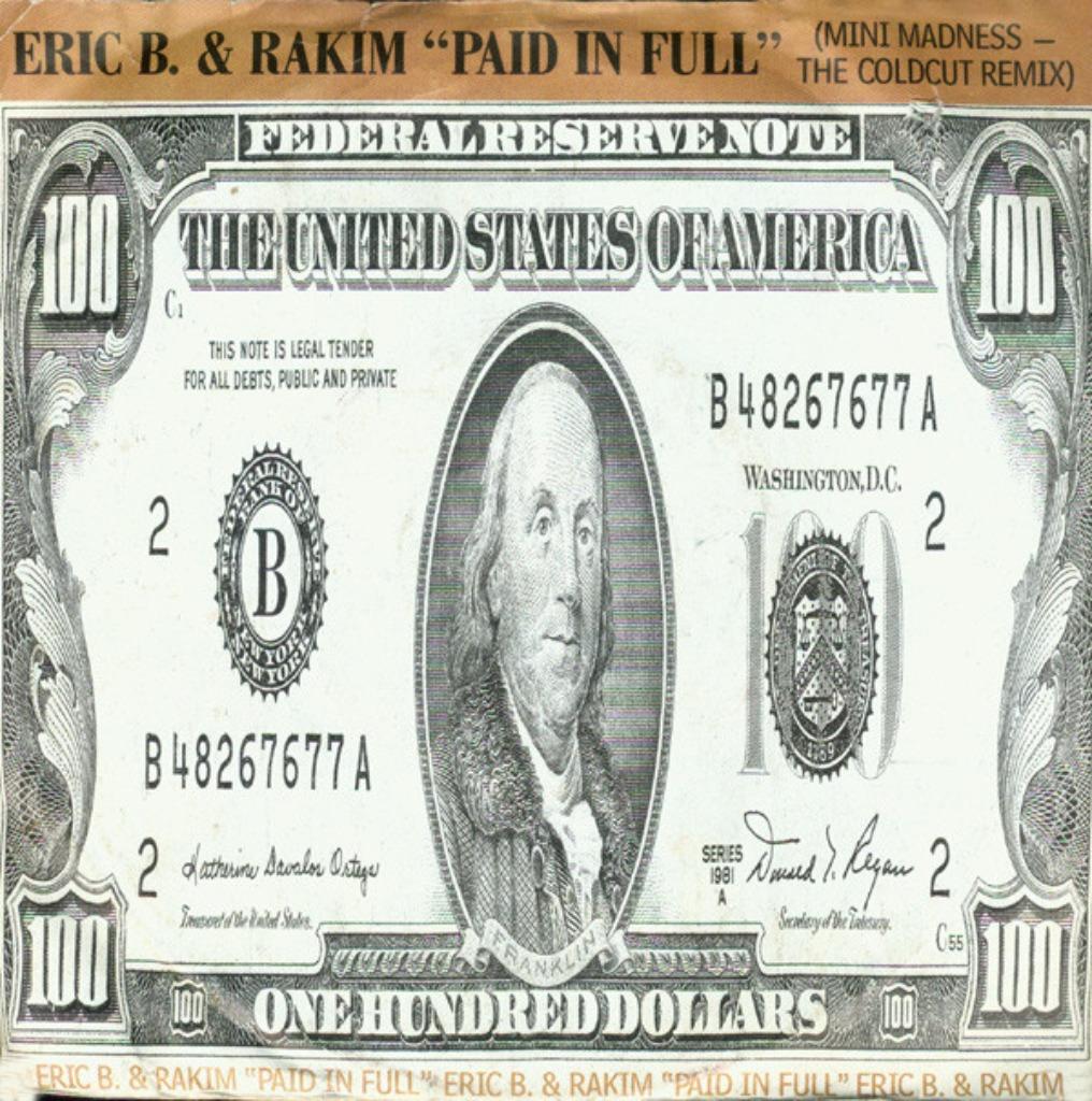 Eric B. & Rakim ‎– Paid In Full (Mini Madness '7 = Nouveau, Enlèvement ou Envoi, Comme neuf, Hip-hop et Rap