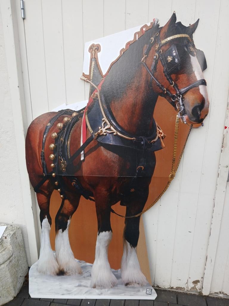 Grote Clydesdale foldable voor Budweiser country&western, Dieren en Toebehoren, Paarden