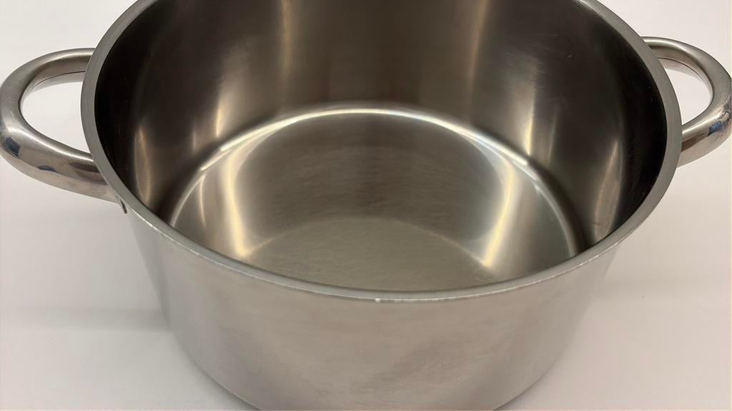 Demeyere casserole ‘Athena 5’ 20cm, Ophalen of Verzenden, Gebruikt, Inox