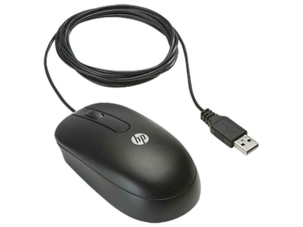 nieuw : HP USB optische scroll muis zwart origineel, Ophalen of Verzenden, Nieuw, Muis