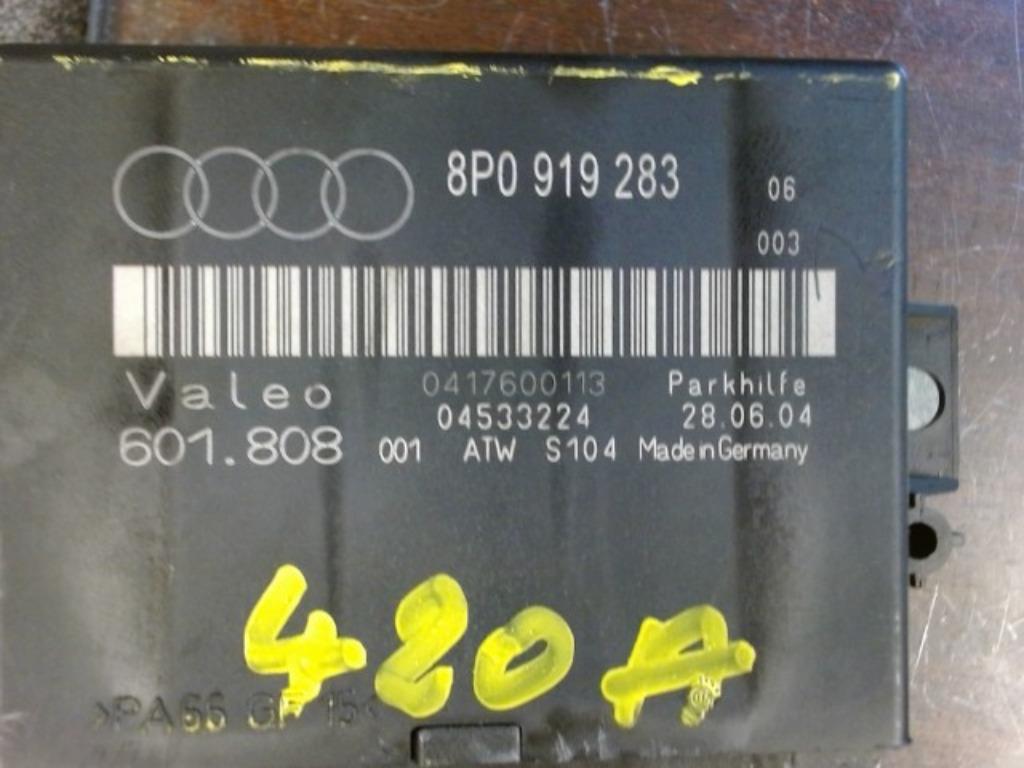 Calculateur aide stationnement Audi A3  8P0919283 (420A), Autos : Pièces & Accessoires, Autres pièces automobiles, Enlèvement