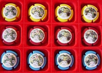Champagne capsules - Generieken Les saisons (G 735), Verzamelen, Verzenden
