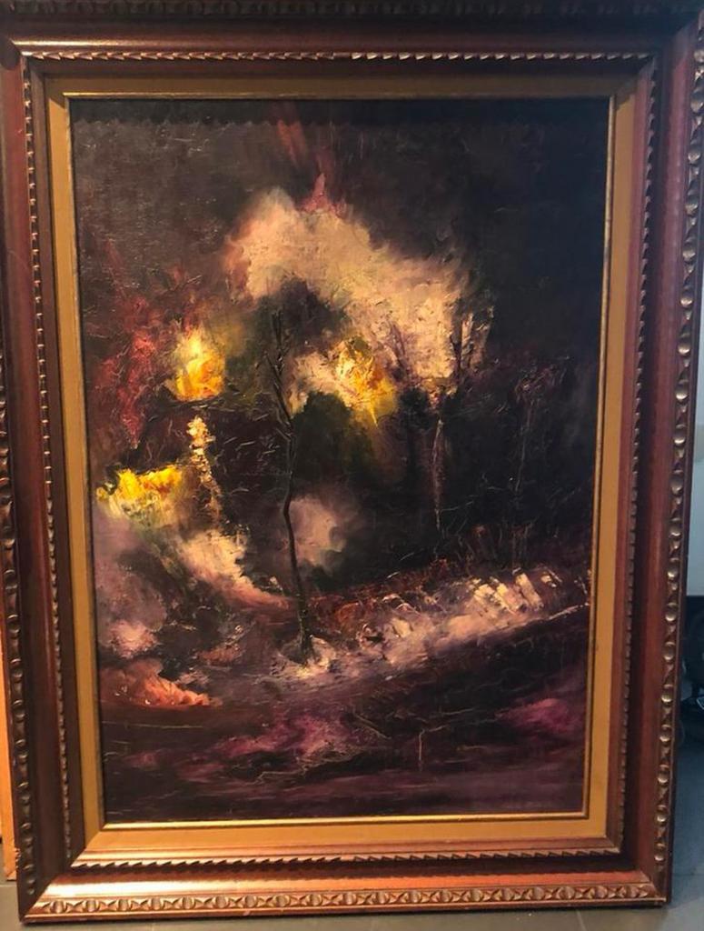 Schilderij Willy Van der Meirsch - Carlo Tarras Aalst KOOPJE, Enlèvement