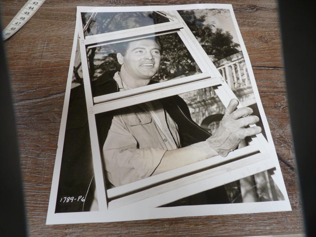 oude persfoto Universal : Rock Hudson, Enlèvement ou Envoi, Utilisé, Film, Photo ou Carte