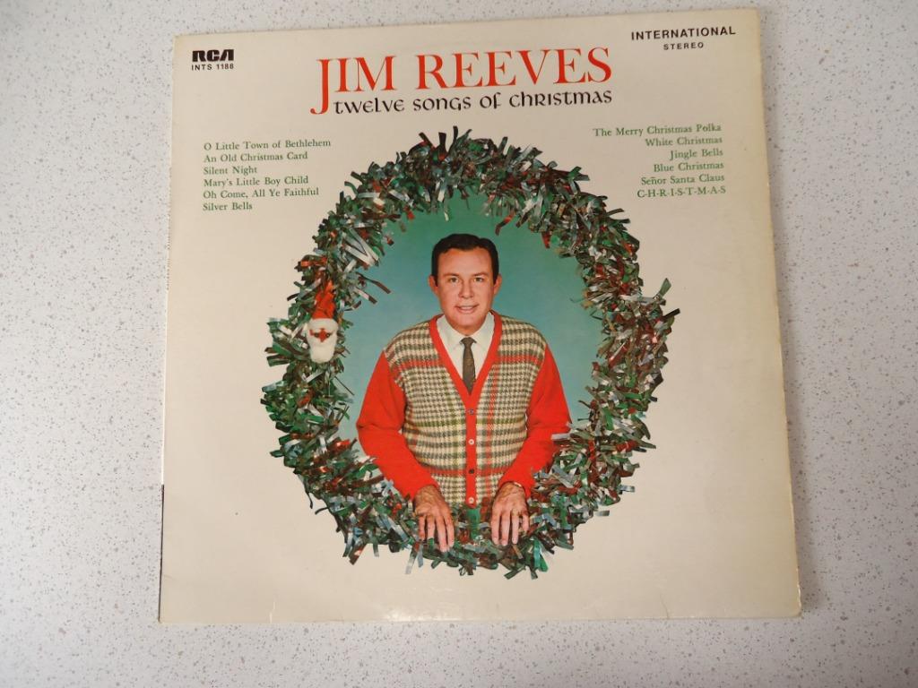 Kerst LP van "Jim Reeves" Twelve Songs Of Christmas anno 197, Ophalen of Verzenden, Gebruikt, 12 inch