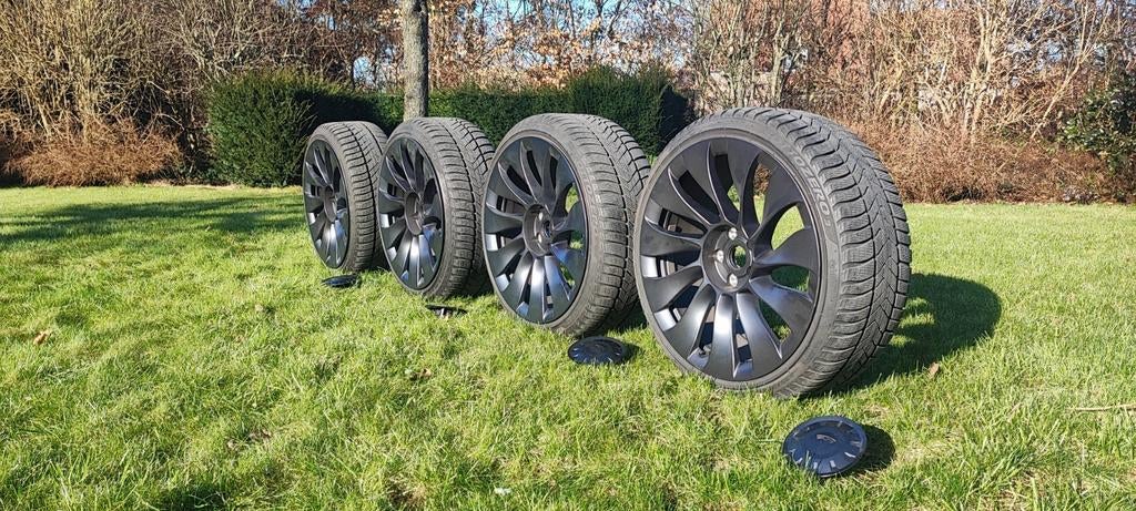 Uberturbine velgen Tesla ALS NIEUW 20" met winterbanden, Ophalen, Nieuw, Band(en)