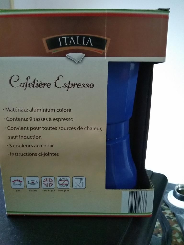ESPRESSO cafetière Italia, Ophalen of Verzenden, Nieuw
