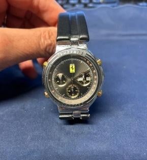 Ferrari Formula By Cartier horloge, Handtassen en Accessoires, Horloges | Heren, Overige merken, Gebruikt, Staal, Polshorloge