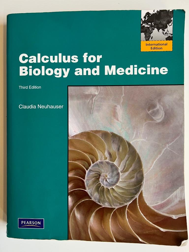 Calculus for Biology and Medecine, Envoi, Utilisé, Enseignement supérieur, Pearson
