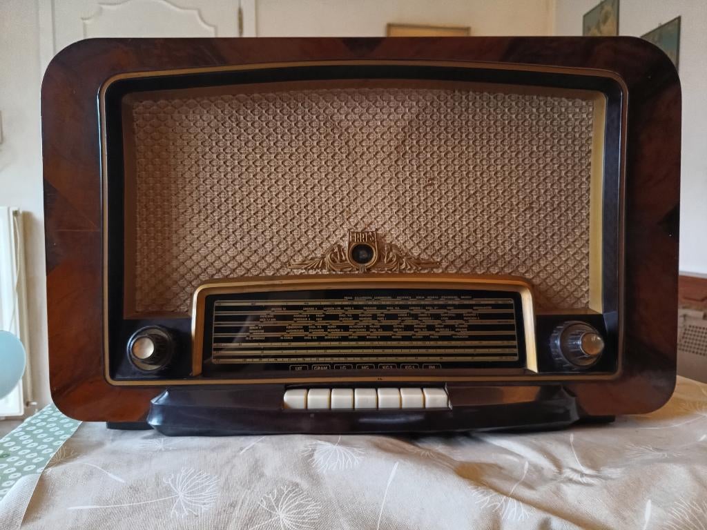 Antieke oude buizen radio ERRES model KY538, Enlèvement