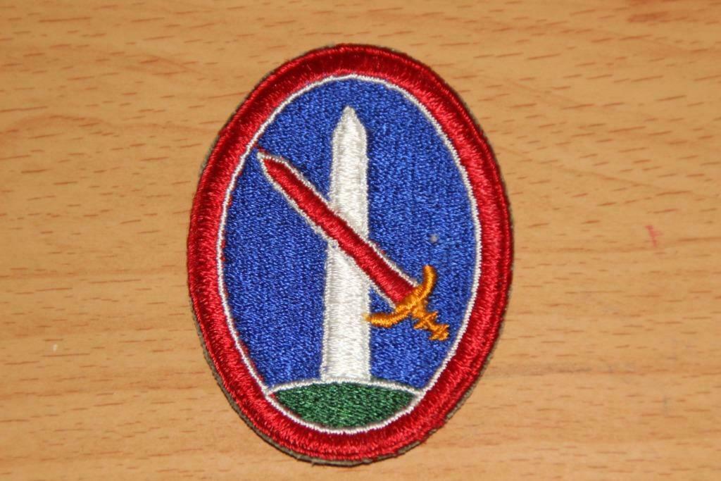 US WW2 Patch "Military District of Washington", Collections, Envoi, Armée de terre, Emblème ou Badge