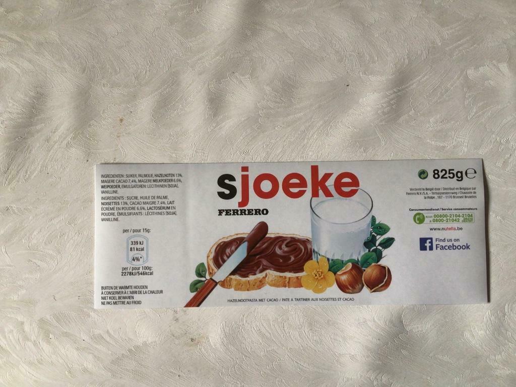 Kado choco pot personaliseren met sticker sjoeke, zoetje,, Verzamelen, Ophalen of Verzenden, Nieuw