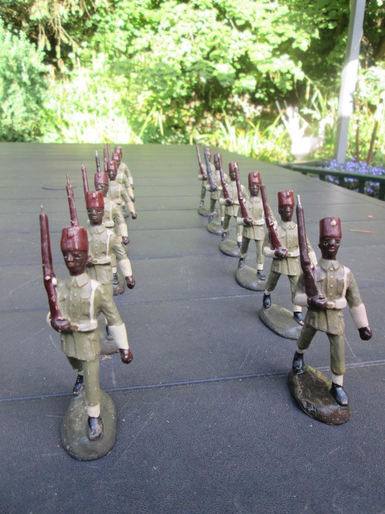 DURSO Force Publique 12 koloniale soldaten Congo- TOP stuk., Ophalen of Verzenden