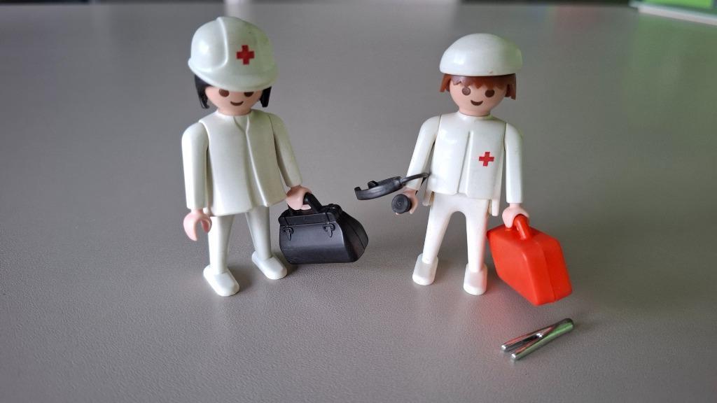 Playmobil Dokter (3340) + verpleger, Kinderen en Baby's, Ophalen, Gebruikt, Complete set