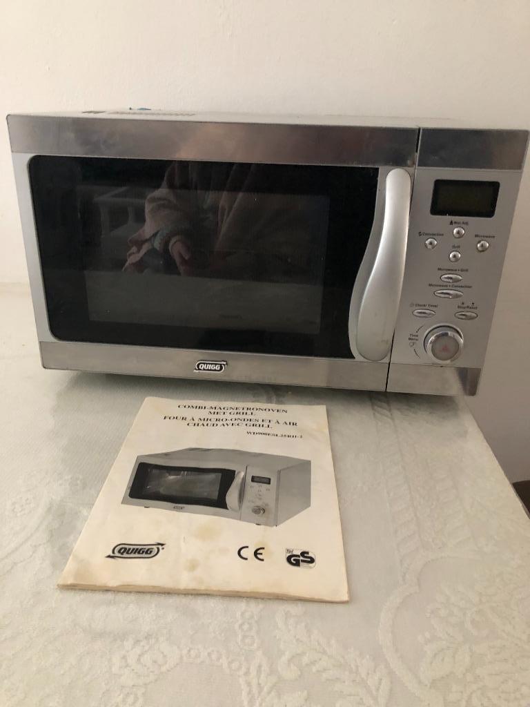 Micro-onde/grill QUIGG, Ophalen, Grill, Zo goed als nieuw, 45 tot 60 cm