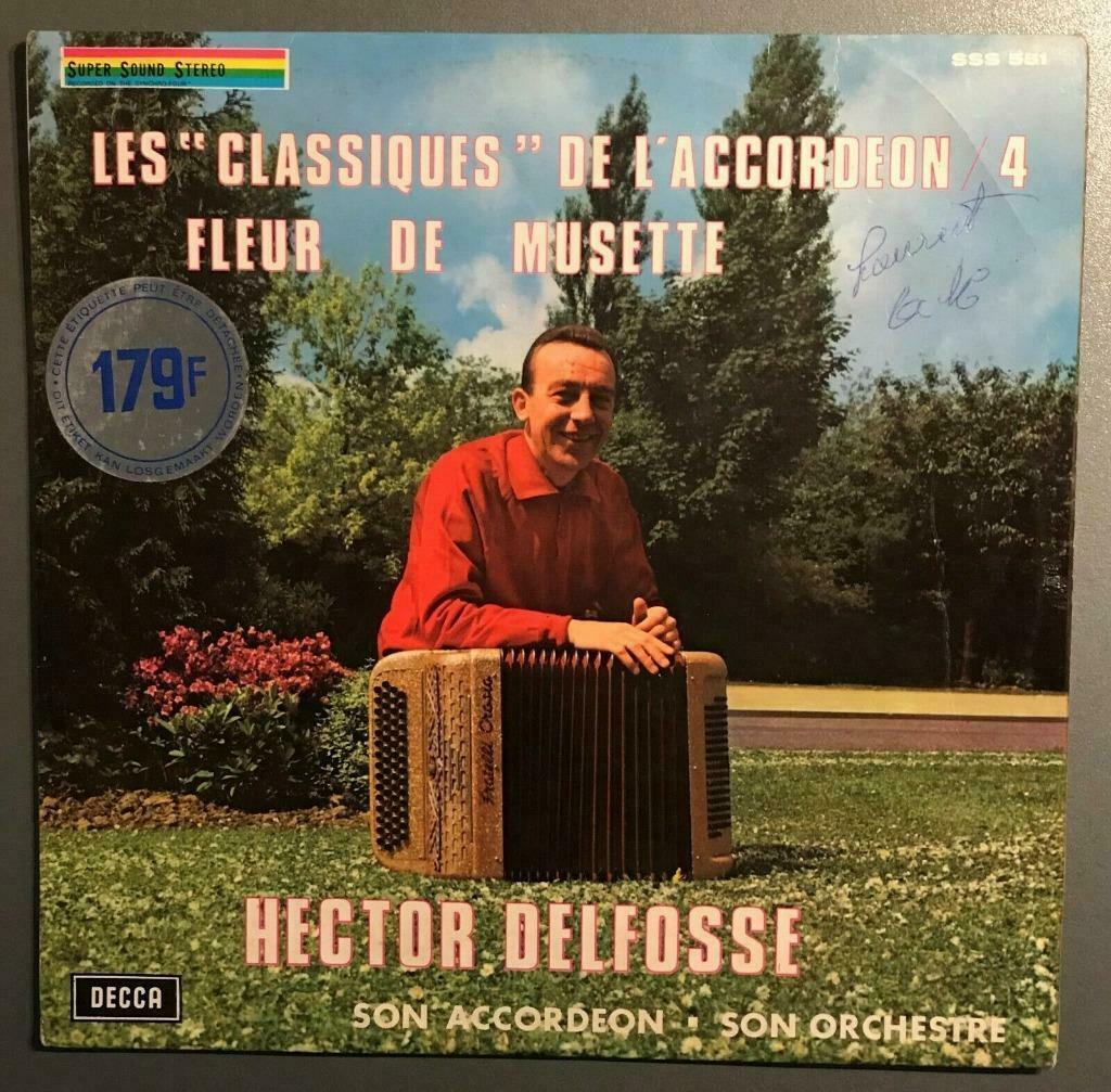Vinyle de Hector Delfosse: "Les classiques de l'accordéon 4", Cd's en Dvd's, Ophalen of Verzenden, Gebruikt