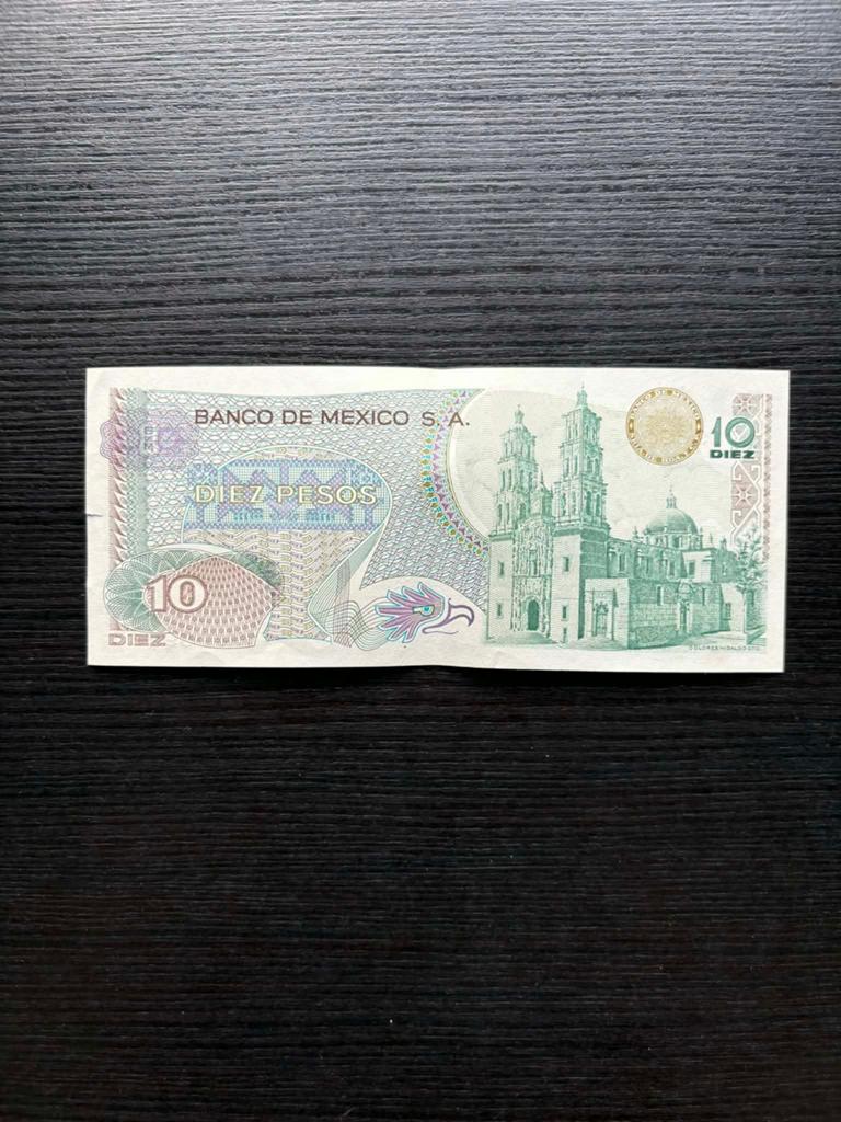 Billet 10 Pesos du Mexique  – ancien modèle, Timbres & Monnaies, Billets de banque | Amérique, Enlèvement ou Envoi, Amérique centrale